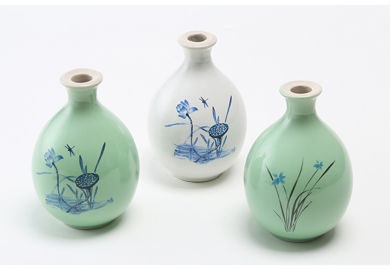An empty bottle package mail combination 1 catty 500 ml earthenware mercifully wine liquor wine ceramic covers small wine jars