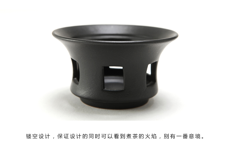 Coarse pottery purple sand tea temperature wine pot of boiled tea stove high - temperature ceramic based to heat insulation base a Japanese home