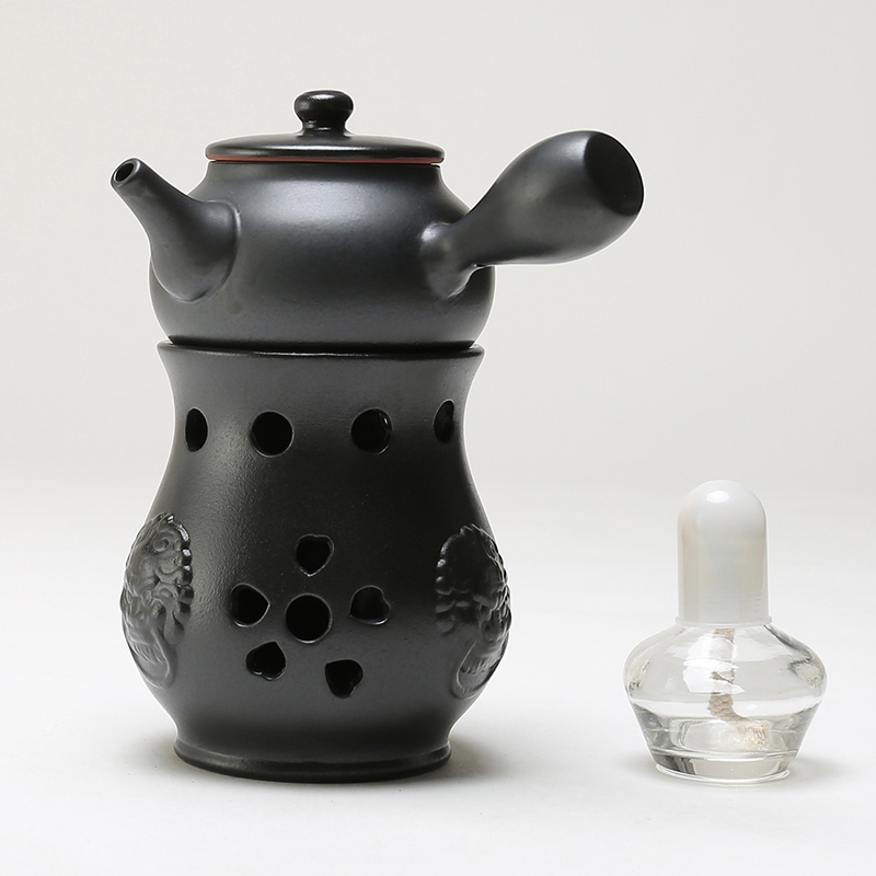 Purple sand boil tea stove heated up the teapot alcohol furnace coarse some ceramic porcelain furnace boiling tea, alcohol lamp Japanese tea set