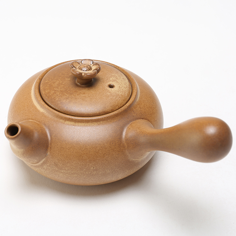 Coarse pottery Japanese up ceramic purple sand tea stove alcohol lamp side boil pot of warm tea is tea stove set tea service