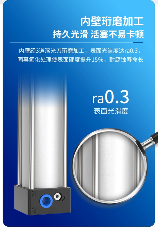 xi lanh khí nén quay Xi lanh khí nén TPM Asahi TSC63X50-S tiêu chuẩn TSC63X100 có cảm ứng từ SC63X150*200 xy lanh khí nén smc xy lanh khí nén 2 chiều