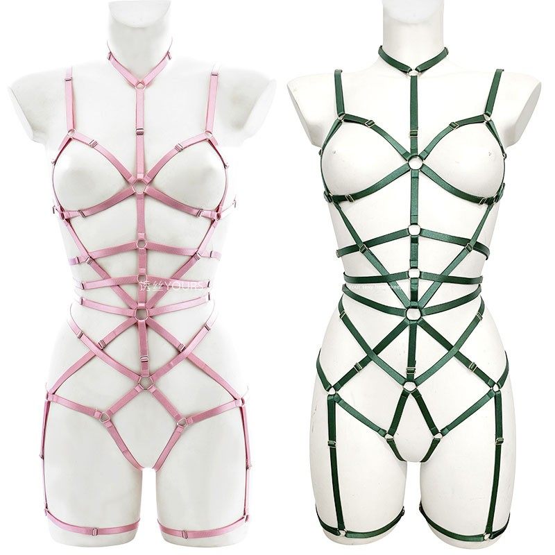 Blue three-point rope tie-up bodysuit: the new sexy favorite, unlocking  romantic new positions!