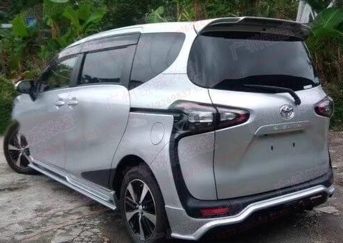 15) 16) 17) 18-23) 18-23 SIENTA170 Department dedicated retrofitted true carbon fiber tail pressure tail with wind wing-Taobao