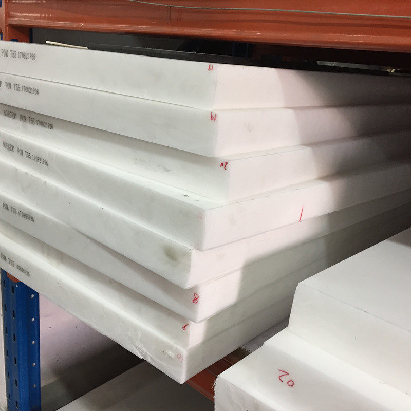 White pom plate white polymaldehyde white white match steel plate blue pom plate can be zero cut