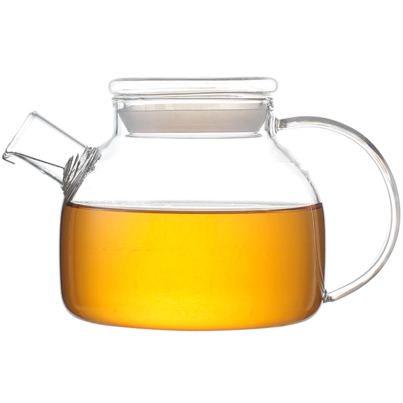 Originalist glass teapot High temperature and heat-resistant glass cold kettle flower tea has a filter thickened and large