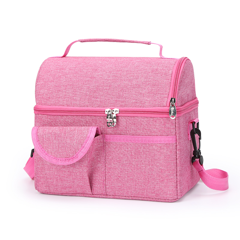 Original style mommy bag back milk bento bag lunch box thickened cold mother and baby portable fashion single shoulder large capacity