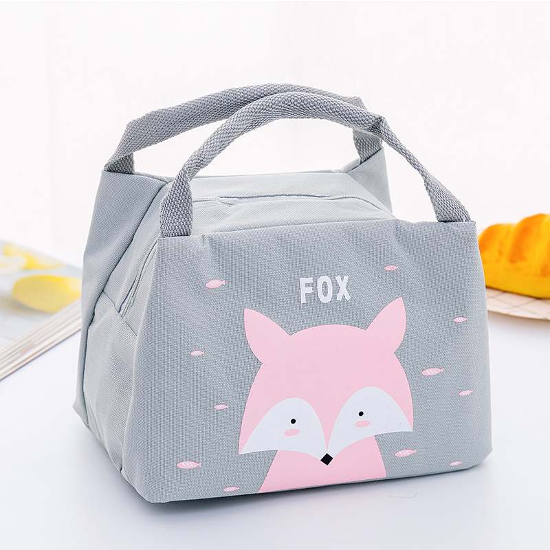 Original style bento bag Cute thick insulation bag Bento bag aluminum foil creative small handbag warm cold and hot