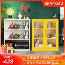 Household locker shelf childrens bookcase color low cabinet balcony cabinet with lock floor cabinet toy storage cabinet