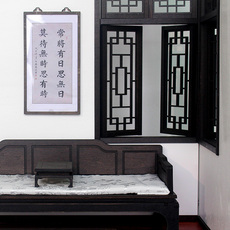 bjd场景道具娃屋 【墨墟】六分娃屋家具古风bjd【床榻】材料包成品 Ink market