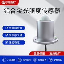 Weather station illumination sensor temperature and humidity brightness illuminance meter industrial illuminance meter rs485 aluminum shell transmitter