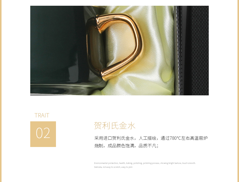 Delicate coffee cups and saucers British key-2 luxury European web celebrity stirring cup tea cup household ceramic cup