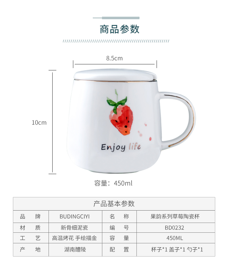 Nordic ins cup individuality creative trend express girl students home mark ceramic cup coffee cup