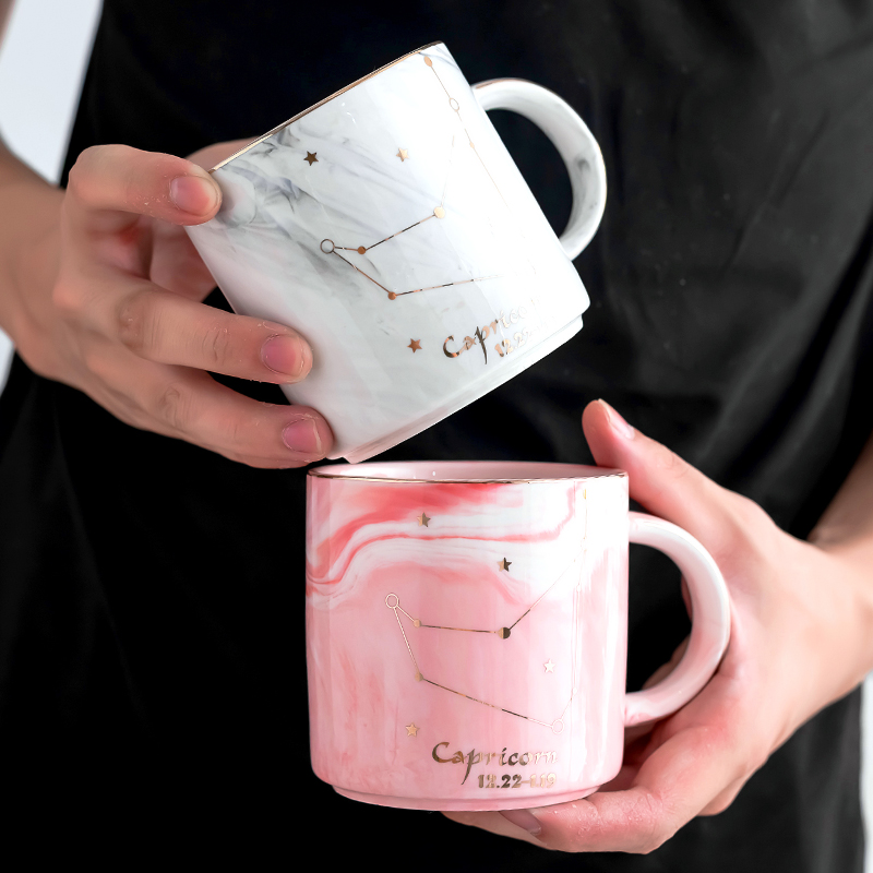 The Nordic ins wind ceramic cup individuality creative trend male and female students home keller cup coffee cups