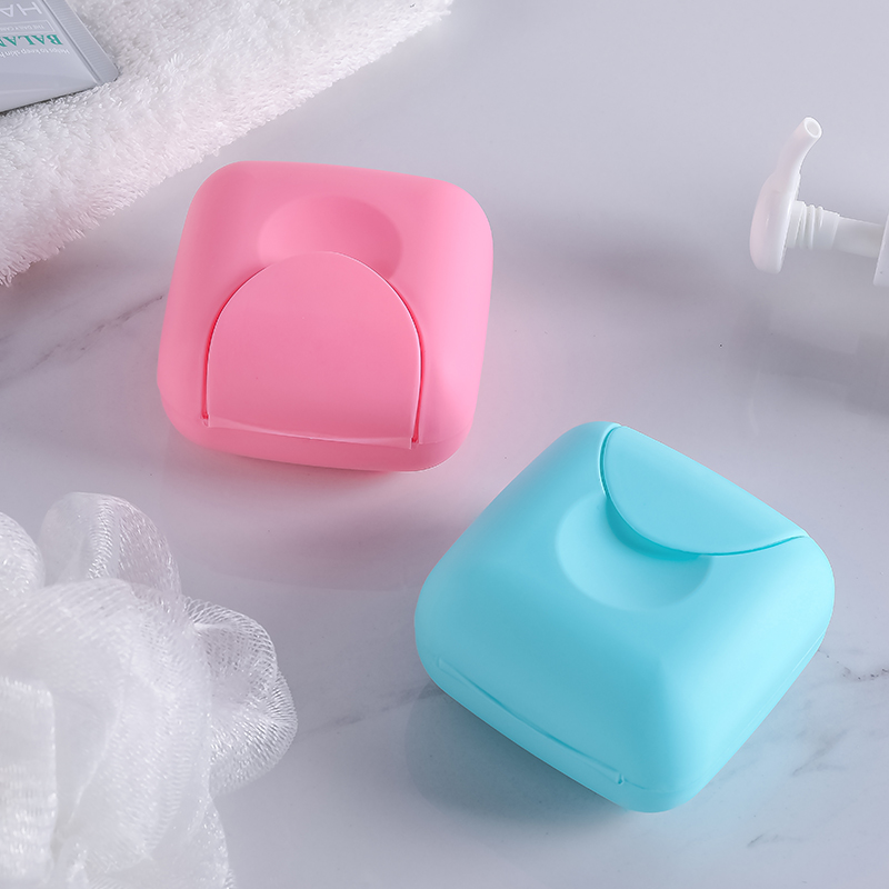 Soap Cartridges Cover Creativity Cute Soap Case Portable Seal Wash Face Soap Box Portable Covered Soapbox Trip