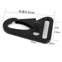 Triangle buckle special service safety buckle parrot bout lock tactical backpack accessories Hawk button key gun buckle