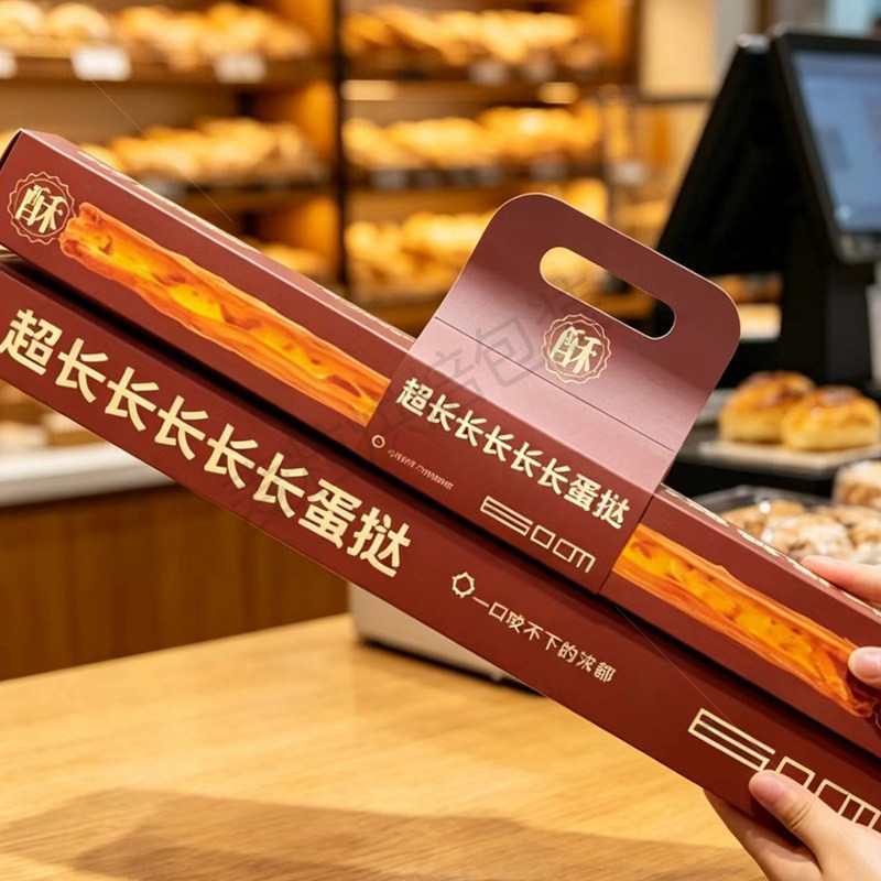 New Trendy Extra-Long Egg Tart Packaging Box, Portable Baking Packaging for Egg Tarts and Desserts, Disposable Takeaway Box New Trendy Extra-Long Egg Tart Packaging Box, Portable Baking Packaging for Egg Tarts and Desserts, Disposable Takeaway Box