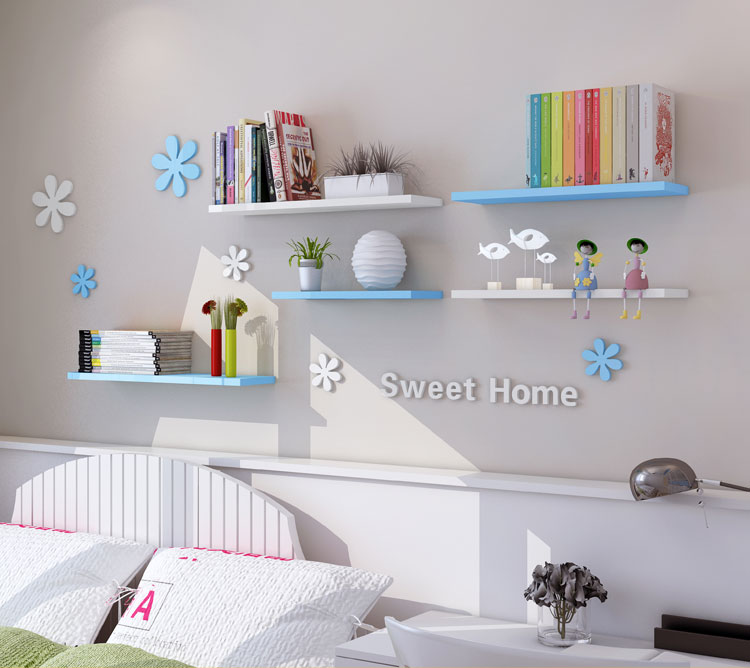 Kệ từ tùy chỉnh set-top hộp tủ quần áo gỗ khung trang trí treo tường kệ hình chữ nhật phân vùng DIY - Kệ mẫu tủ sách đẹp