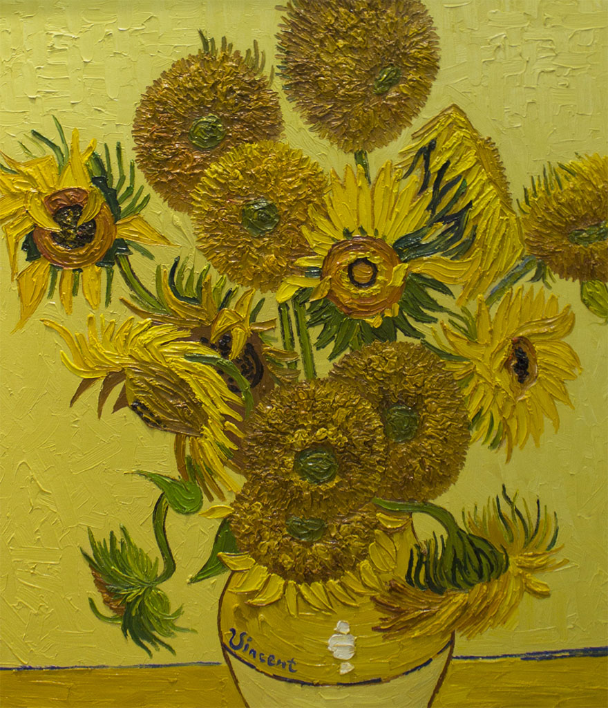 临摹梵高名画《向日葵》拍卖_价格_图片_中国