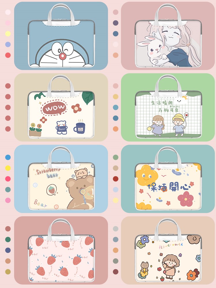 The laptop packet female is suitable for 14 inch Lenovo Little Pro13 cute inner cholesterol Huawei glory 16 inch Apple m
