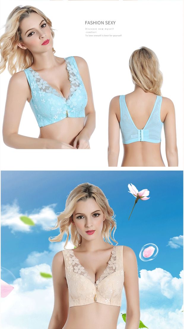 Đồ lót em gái béo cỡ lớn nữ 200 cân chống chảy xệ áo ngực kiểu áo ngực nhỏ trên đống đồ để tập hợp D áo lót 3 dây