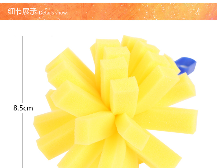 Trẻ em của nghệ thuật thủ công và lớp nghề thủ công nguồn cung cấp bức tranh graffiti xử lý sponge bàn chải nghệ thuật bàn chải bàn chải con dấu 4 đồ chơi cho bé 1 tuổi