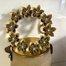 Window decoration props Net Red Wall New Year Spring Festival decorative flower wall background wall large wedding props handmade paper flower