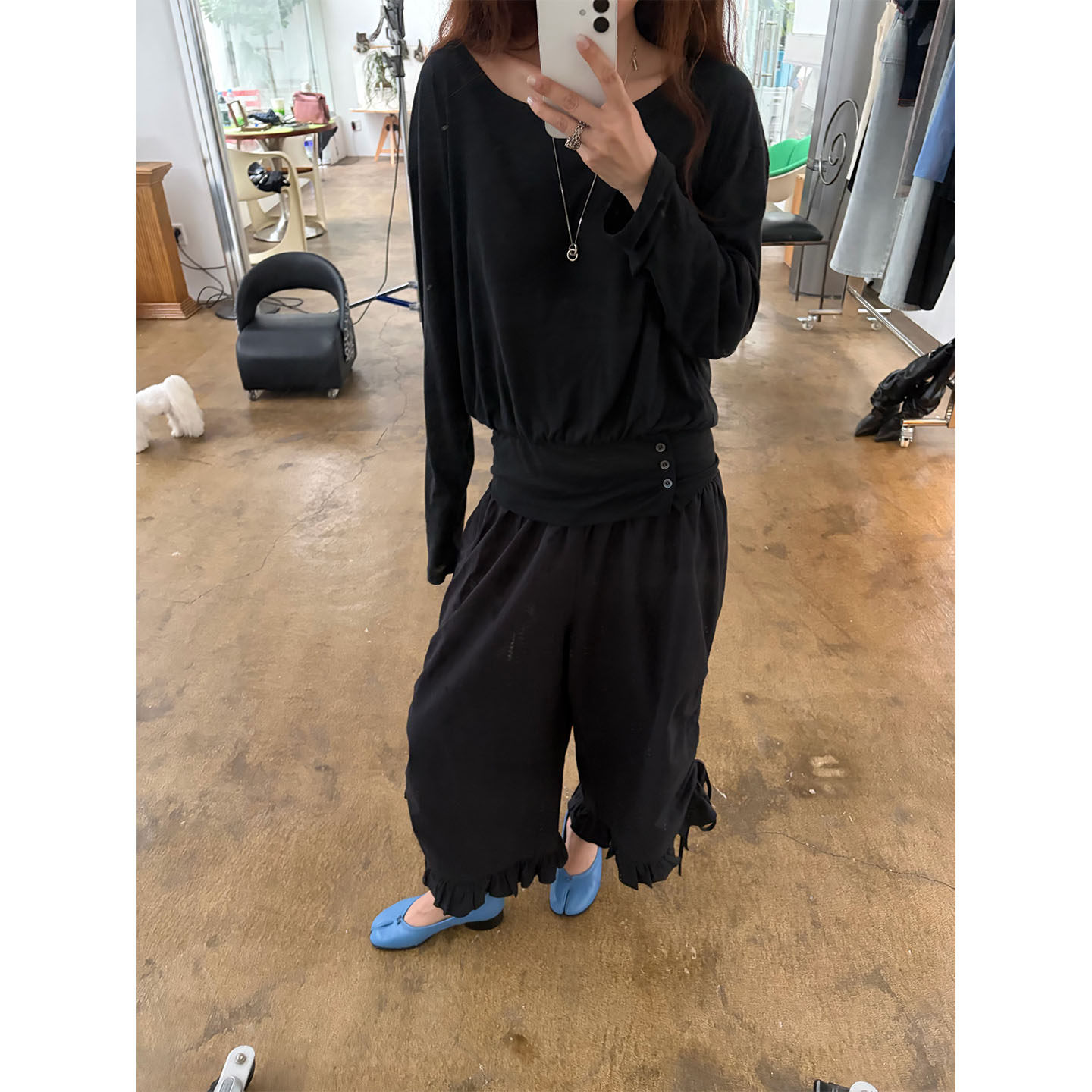 INAIEN笑笑家 "Легкий кислород" весенне-летняя тенсел-шерстяная приталенная солнцезащитная кофта тонкая с длинным рукавом