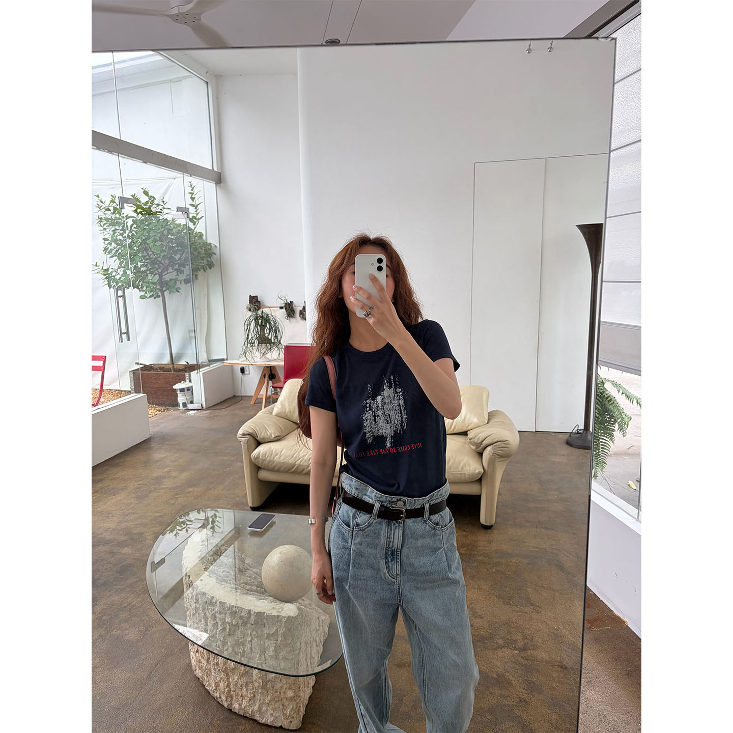 INAIEN "легкая роскошь с короткими рукавами" импортная укороченная шелковая блузка прямого кроя с короткими рукавами