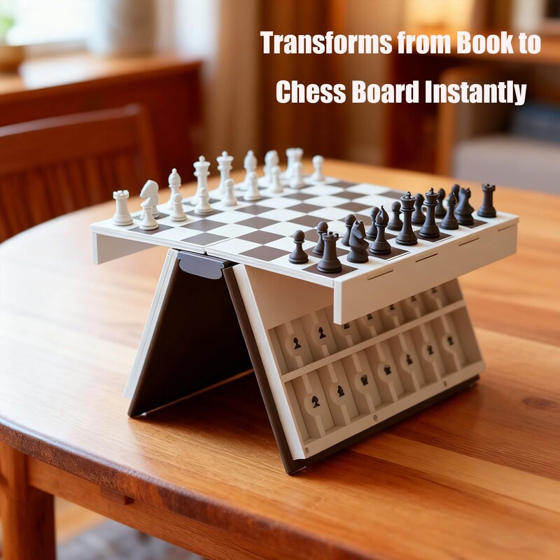 Amazon's New 3D Printed Chess Book 3D Printed Chess Book Educational Tabletop Game