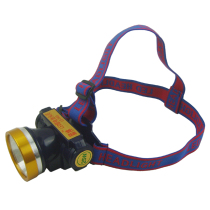 Hunting god brand lithium battery headlight 7303 rechargeable small LED high bay light strong light night light large aperture super bright 25W