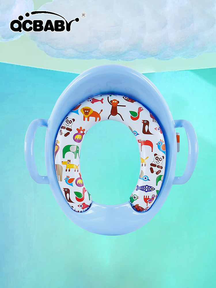 Colorful baby children's toilet toilet seat pad pad boy toilet child toilet cover Soft baby toilet seat pad