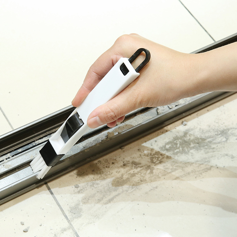 Creative door and window groove cleaning tool groove brush with dustkkkeyboard gap brush