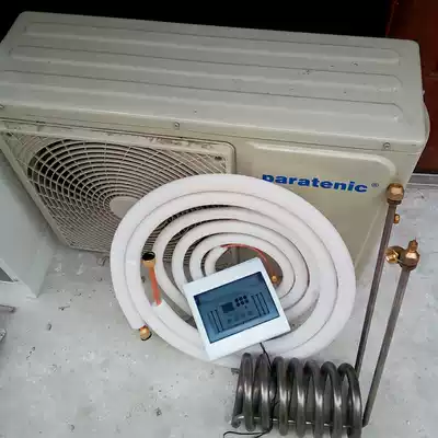 Air conditioning outdoor unit seafood pool chiller tropical fish tank temperature regulating household water-cooled air conditioning accessories freezer air energy
