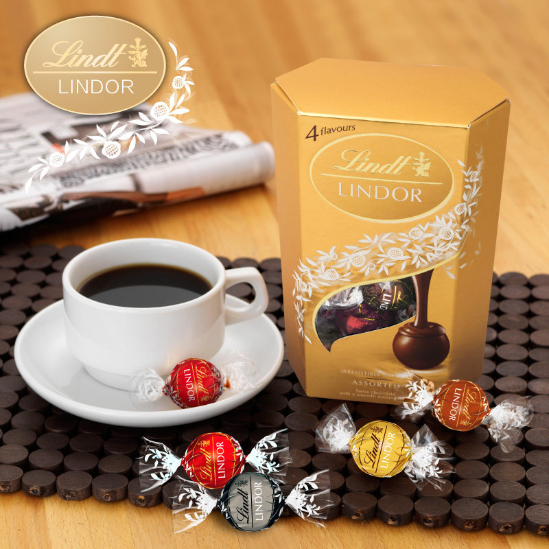 18年双11预告 Lindt 瑞士莲 软心巧克力球混合分享装 337g*2件 低于￥128.8包邮包税（限前1小时拍2件叠加天猫优惠券）