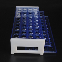 High quality plastic test tube rack 13mm 16mm 18mm three-layer detachable test tube rack