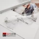 Kính râm đa giác viền xám đen cá tính kính râm mặt dài nữ triều 2018 sao tròn mặt kính râm