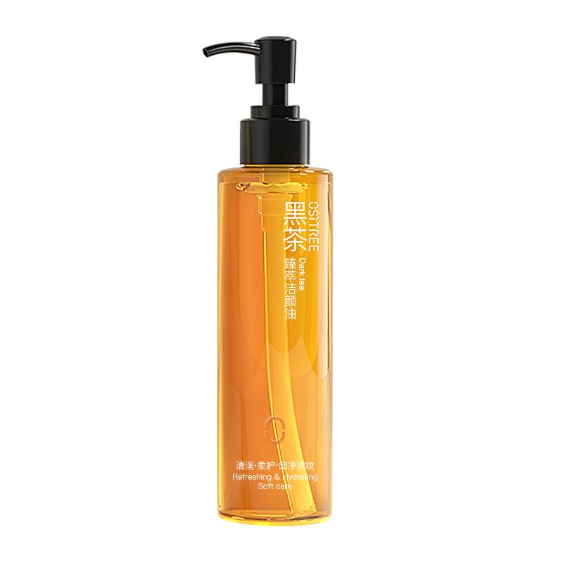 柳丝木黑茶卸妆油眼唇脸三合一185ml