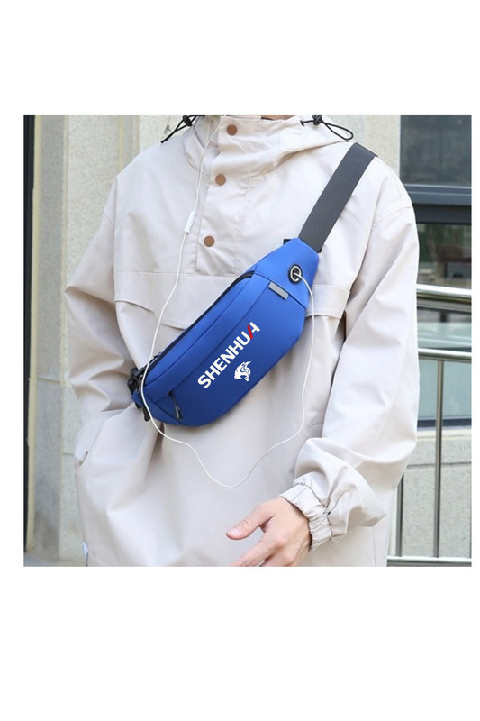 Shenhua Fan Peripheral Chest Bag Crossbody Bag Material: Water-Repellent Oxford Cloth Size: See Picture 4
