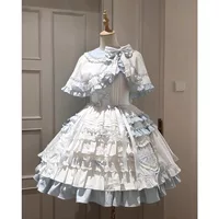 Кукла, милое пальто-тренч, маленький костюм принцессы, Lolita Jsk, стиль Лолита