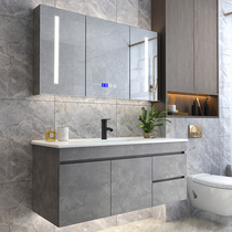 Nordic bathroom cabinet combination Modern simple wash basin Wash basin Bathroom cabinet Bathroom sink Sink sink
