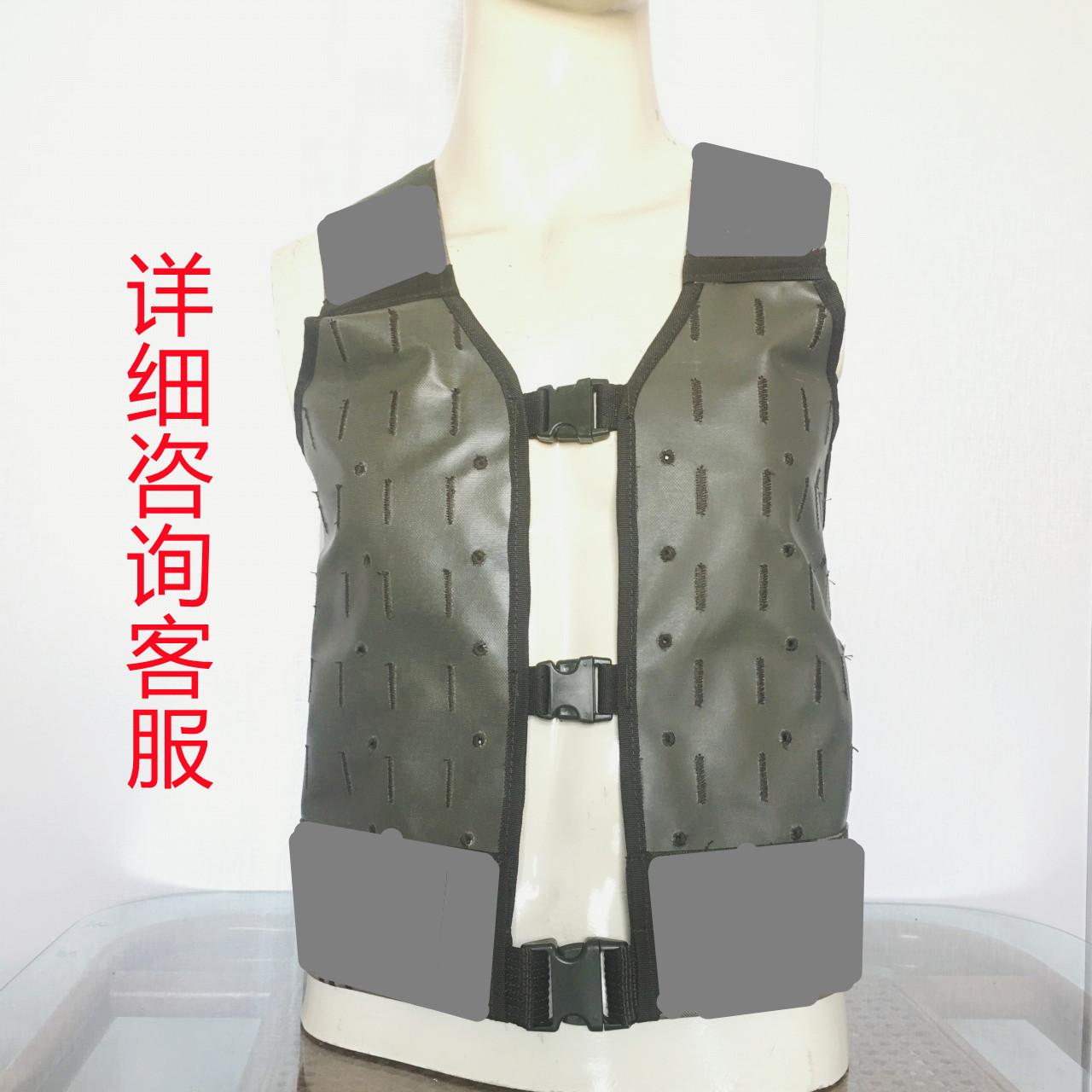 High-strength outdoor training vest summer tactical vest 11-piece bullet bag CS performance vest carrying equipment