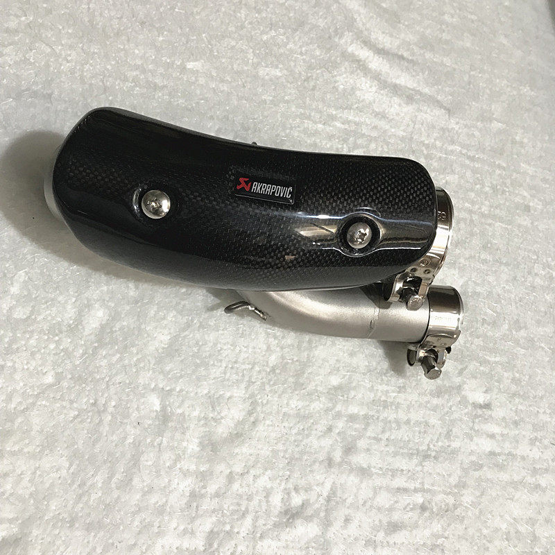 Suitable for 17 years BMWS1000 modified exhaust midsection 17BMWS1000RR exhaust midsection with hood