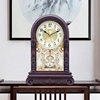 New Chinese-Style Desk Clock, Creative Time-Telling Clock, Luxurious Living Room European-Style Retro Home-Use Antique-Style Tabletop Swing Clock, Silent