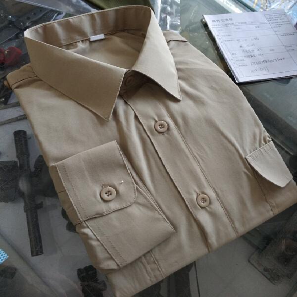 Authentic Stock Old Goods 87 Model Beige Shirt, Old Model 99 Long-Sleeve Half-Sleeve Jacket, Old-Style Short-Sleeve Shirt