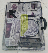 Painting bag large zipper high-end drawing board bag drawing board bag multi-functional drawing bag colorful drawing bag backpack