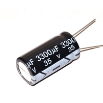 High quality electrolytic capacitor 35v 3300UF Volume 16*30 aluminum electrolytic capacitor