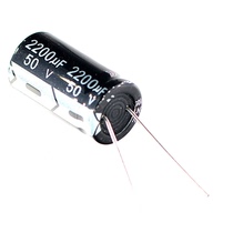 Brand new high quality 50V2200uF 50V 2200UF straight plug 16*25 high quality electrolytic capacitor
