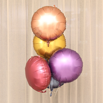 18 inch fog metal color round balloon dot aluminum foil balloon wedding arrangement birthday party