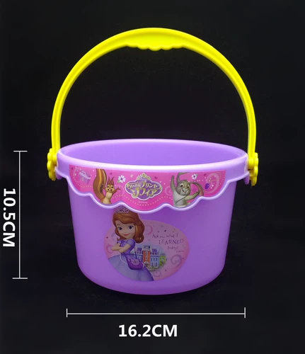 Дисней, пляжная игрушка, комплект, ведро, лопата, японский чайник для игры с песком, песочные часы