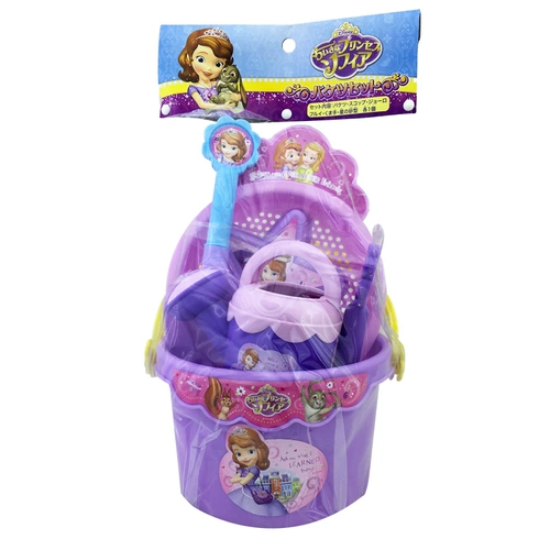 Дисней, пляжная игрушка, комплект, ведро, лопата, японский чайник для игры с песком, песочные часы